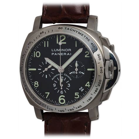 panerai luminor 40 mm automatic chrono pam 74 replica|genuine Panerai watches.